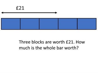 Bar Model Bingo - Ratio or Fractions of Amounts