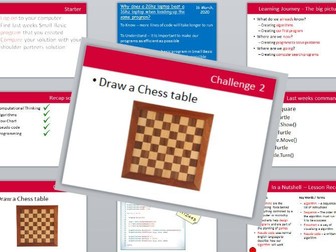 Small Basic - Lesson 3 - chessboard challenge