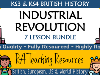 Industrial Revolution Victorian - 7 LESSON BUNDLE