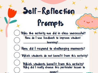 Student Teaching Reflection Prompts