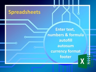 Spreadsheets Basics Lesson 1