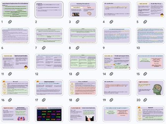 AQA Psychology Schizophrenia: Psychological NEW 2025 Specification