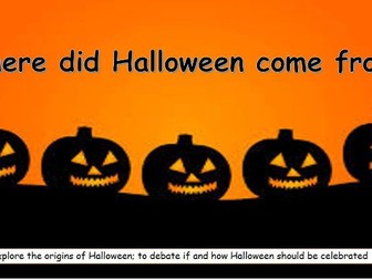 Halloween Assembly / Discussion Activity