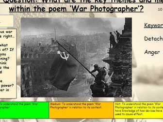 'War Photographer' Differentiated Poetry Lesson