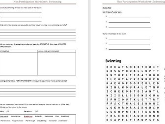 Swimming non participant