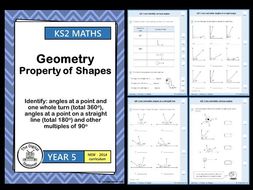 Year 5 Identify angles in full turn straight line 90