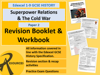 GCSE History Edexcel Revision Guide and Workbook: Superpower Relations and the Cold War