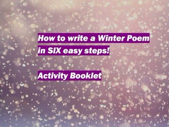 How to write a Winter Poem!