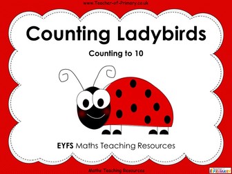 Counting Ladybirds - Counting to 10