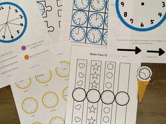 Telling The Time Activity sheets/ Worksheets