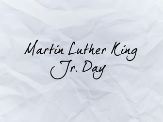 Martin Luther King Jr. Day