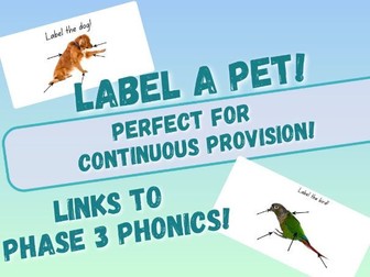 Label the Pets