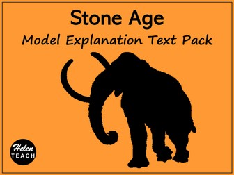Stone Age | Cave Art Model Explanation Text Pack With WAGOLL & Feature Find