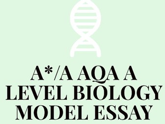 The importance of nitrogen containing substances in biological systems - A*/A A LEVEL MODEL ESSAY