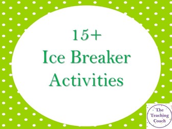 Ice Breaker Activities | New Form | Meeting Students