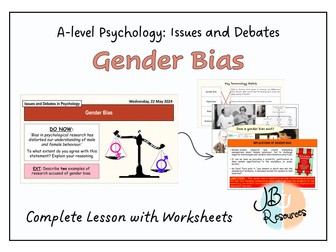A-Level Psychology - GENDER BIAS [Issues and Debates]
