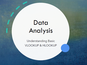 Data Analysis - Review on VLookup and HLookup