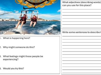 EAL / SEND Descriptive Writing Mats