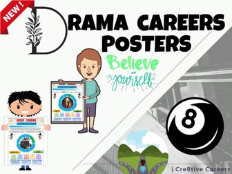 Drama Careers Posters
