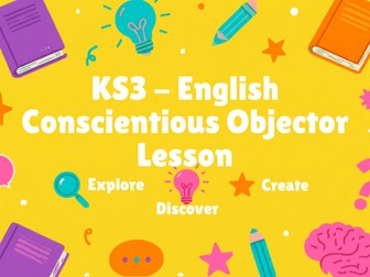 English Conscientious Objector Lesson
