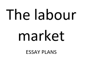 The labour market- A Level Economics
