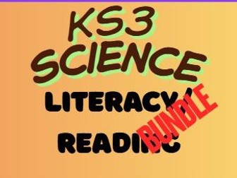 KS3 Science Literacy Bundle - All topics