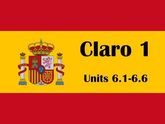 Claro 1 unit 6 – Mi insti (10 lessons) [updated July '25]