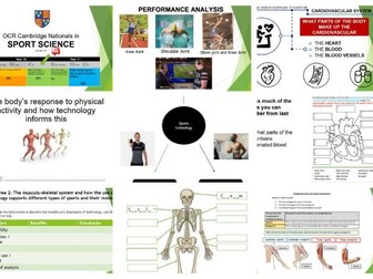 Cambridge National Sports Science R182 - Whole Unit and Work Booklet