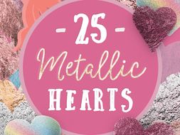 Free Metallic Heart Clip Art - Commercial Use