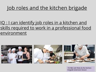 Hospitality and Catering Cover Lesson 1