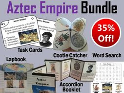 Aztec Empire Task Cards and Activities Bundle