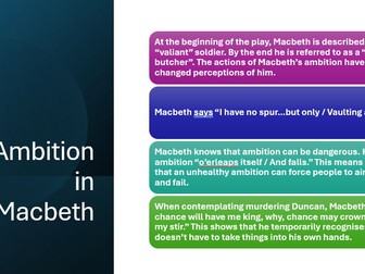 Macbeth - Ambition