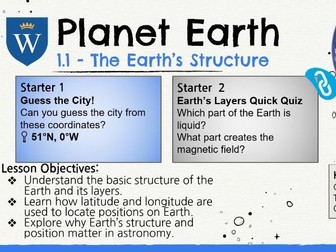 GCSE Astronomy Unit 1 - Planet Earth