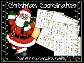 Christmas Maths Coordinates Game