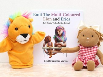 Emit the multicoloured Lion and Erica School Tour Resource