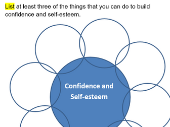 Building confidence and self esteem workbook