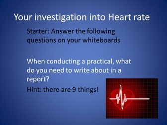 Heart rate Investigation