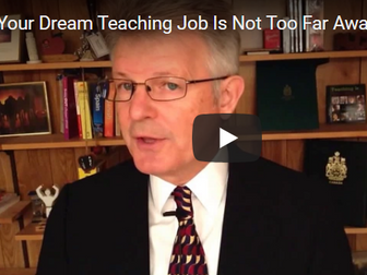 Your Dream Teaching Job Is Not Too Far Away