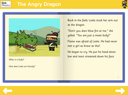 The Angry Dragon Reading Book - Phase 5