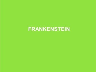 Frankenstein: significance of vignettes in the opening
