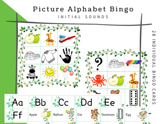 Alphabet Bingo BUNDLE & Bonus Item