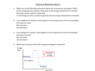 Year 8 Science Key Questions