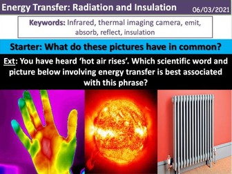 Energy Transfer: Radiation and Insulation