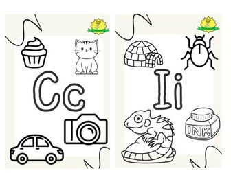 Letters and Sounds Phonics Colouring Book