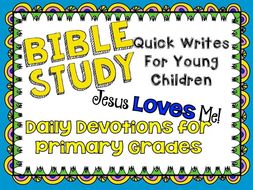 Bible Study for Primary Students - Printables - 126 pages