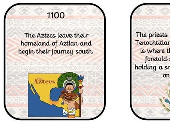 Aztec timeline cards