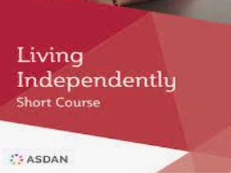 ASDAN Living Independently Short Course; Module 4 ; A Place of Your Own (SEND)