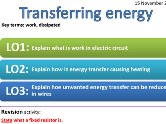 EDEXCEL CP9f Transferring energy