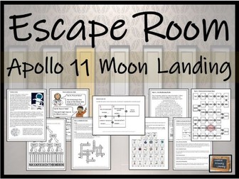 Apollo 11 Moon Landing Escape Room Activity