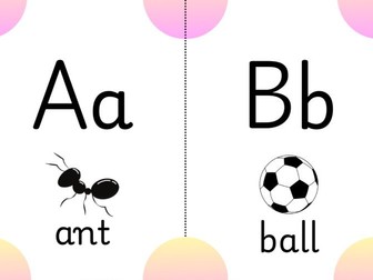 Phonics Alphabet Flashcards